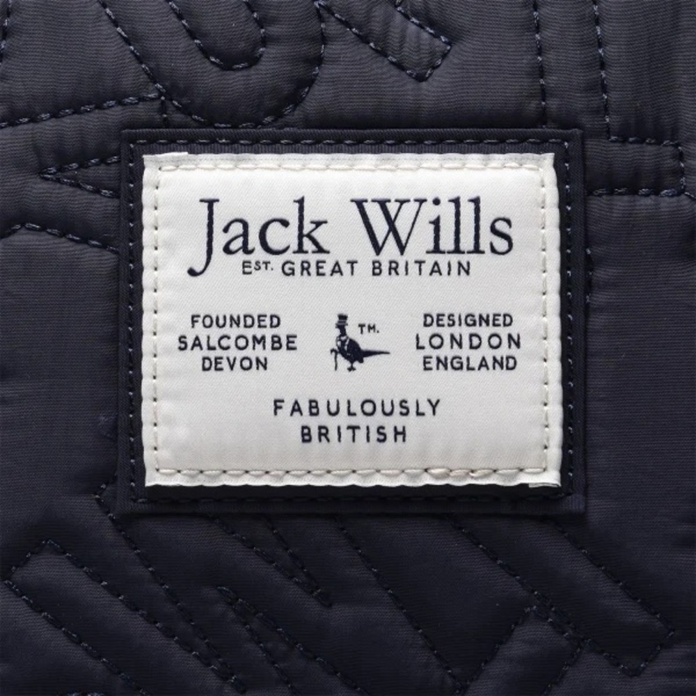 Quilted Navy Backpack - Picture 9 of 10